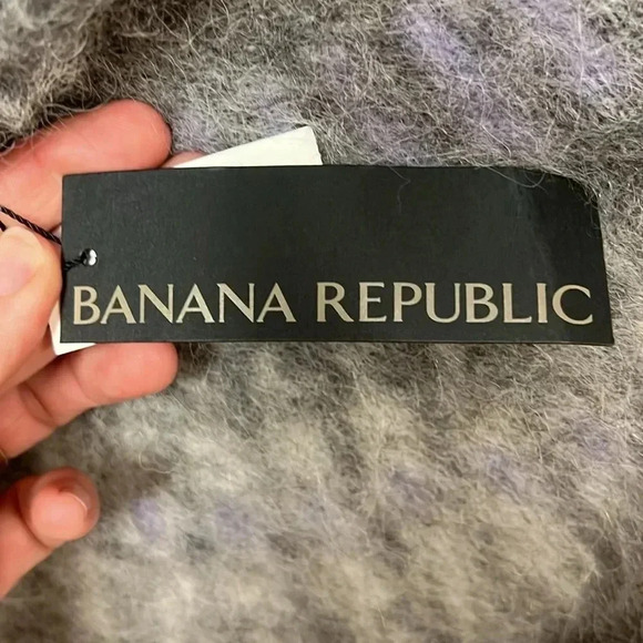 Banana Republic Womens Funnel Neck Sweater Alpaca Nylon Spandex Petite Sm soft - Picture 6 of 9